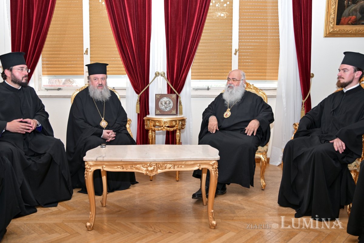 Delegaţia Patriarhiei Române în Cipru a fost primită de Arhiepiscopul Gheorghe al Ciprului 307602