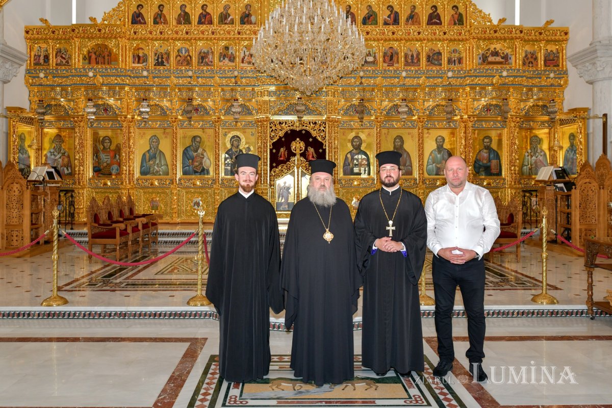 Delegaţia Patriarhiei Române în Cipru a fost primită de Arhiepiscopul Gheorghe al Ciprului 307609
