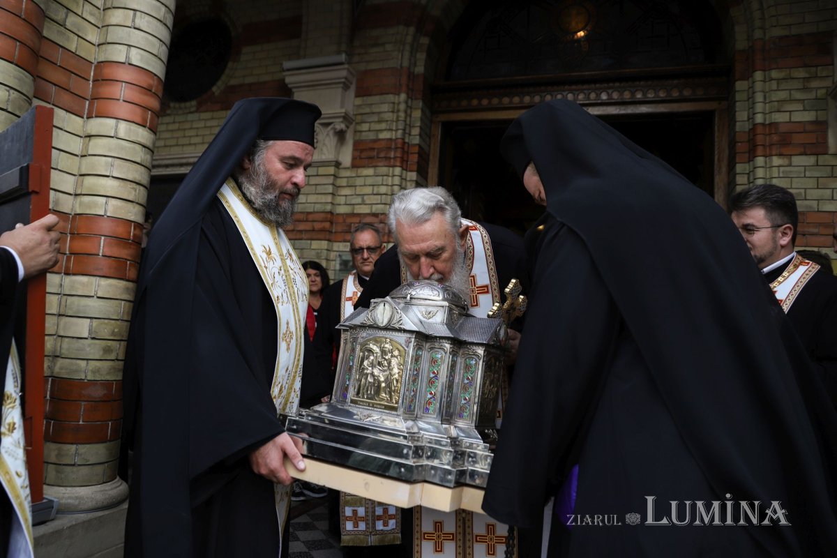 Moaştele Sfântului Gheorghe de la Cernica aduse la Sibiu 311430
