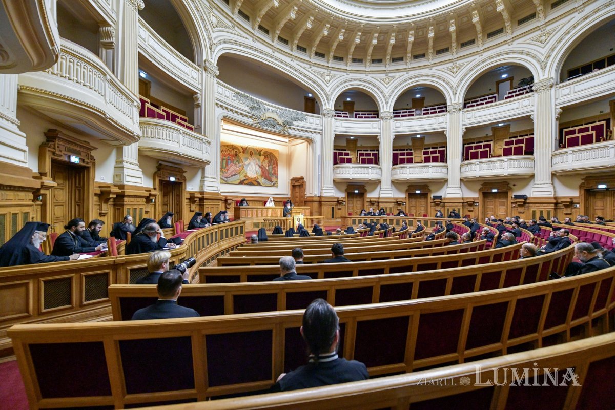 Ședință solemnă a Sfântului Sinod la Palatul Patriarhiei 313165