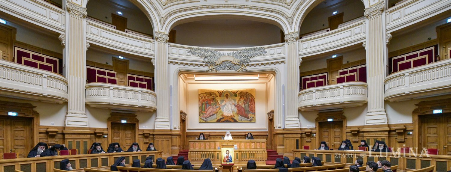 Ședință solemnă a Sfântului Sinod la Palatul Patriarhiei 313185