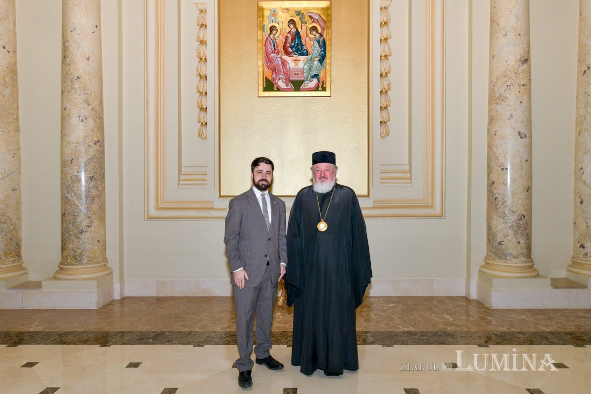 Viceambasadorul statului Israel la București în vizită la Patriarhia Română 314469