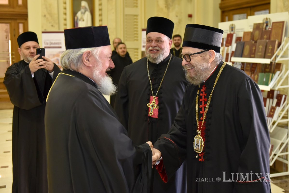 Oaspeți ortodocși sârbi în vizită la Patriarhia Română 314792