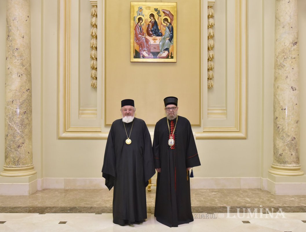 Oaspeți ortodocși sârbi în vizită la Patriarhia Română 314793