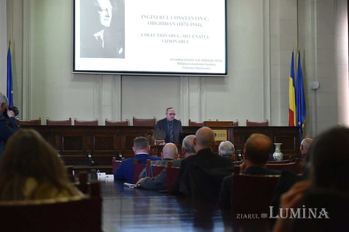 Omagierea unui numismat donator la Academia Română 315063