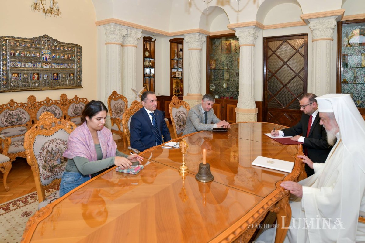 Ambasadorul Azerbaidjanului în vizită la Patriarhia Română 316049