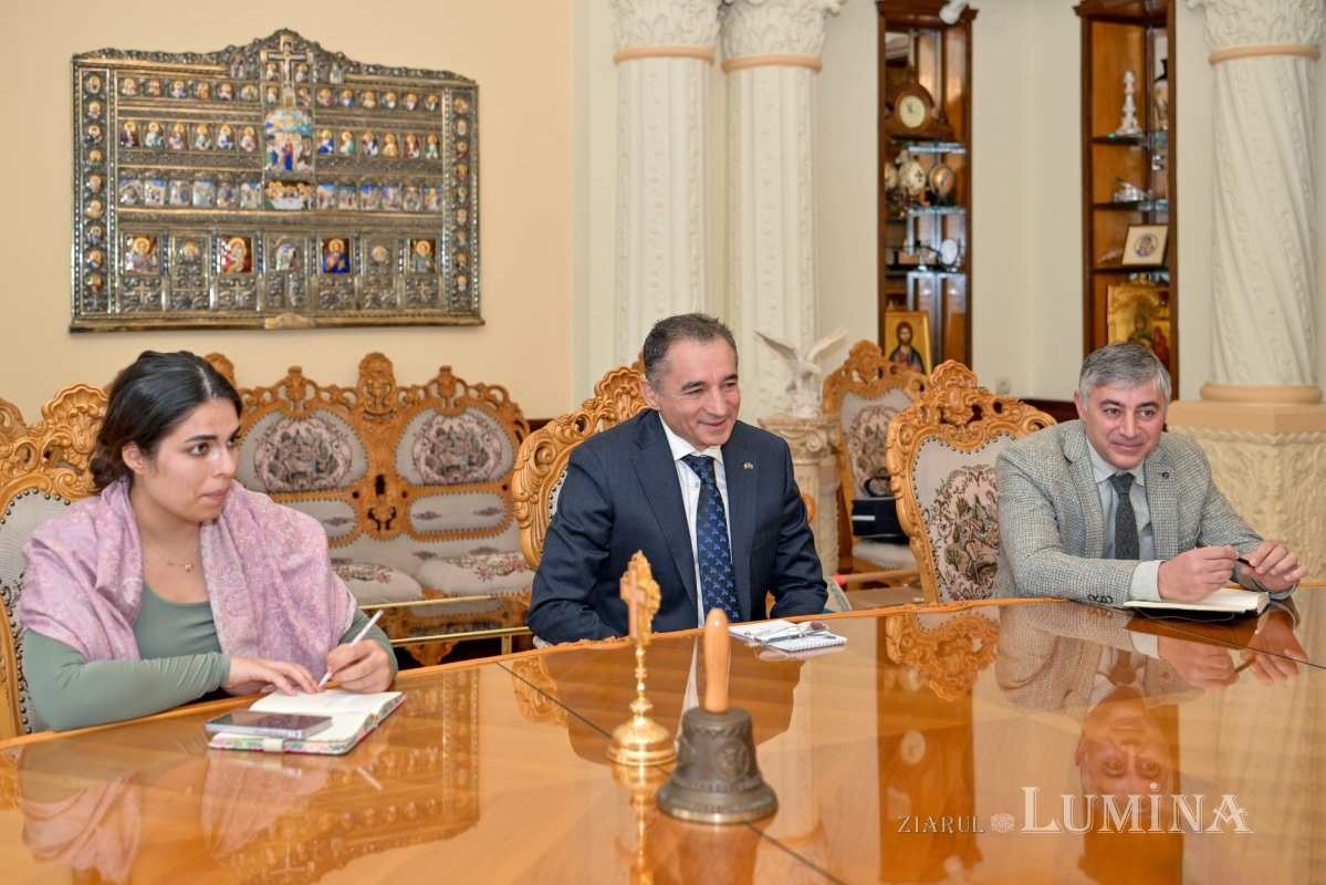 Ambasadorul Azerbaidjanului în vizită la Patriarhia Română 316054