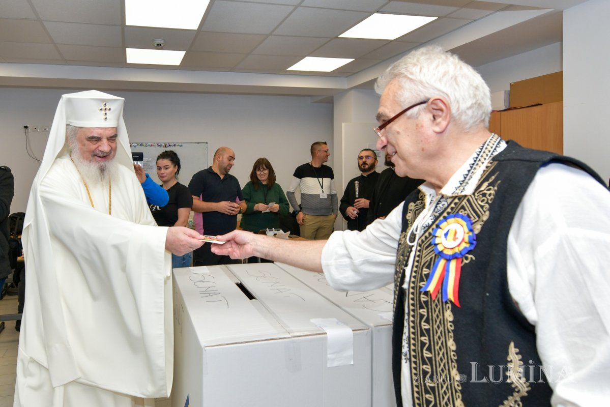 Patriarhul României a votat la alegerile parlamentare 317441