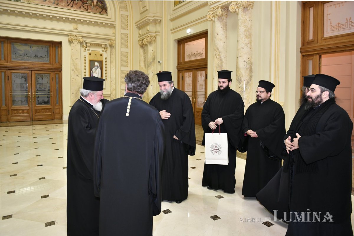 Mitropolitul de Serres și Nigrita în vizită la Patriarhia Română 318064