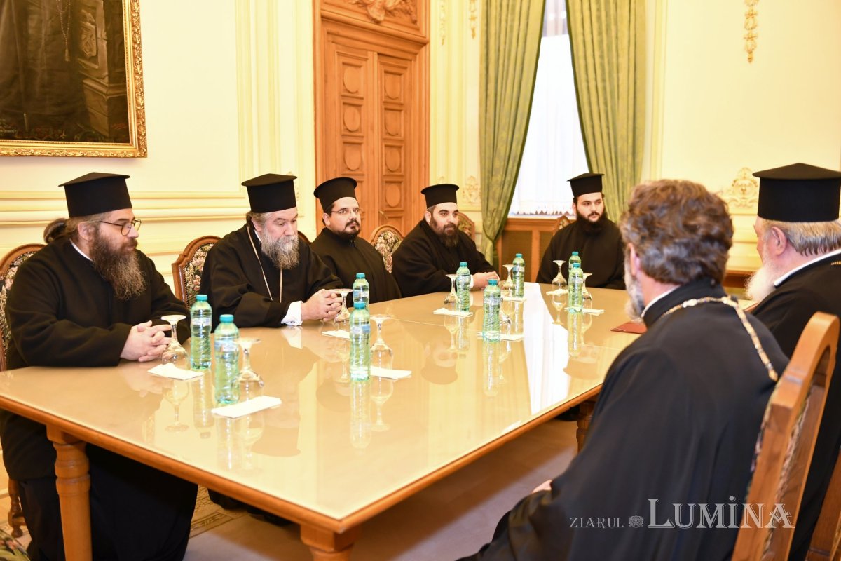 Mitropolitul de Serres și Nigrita în vizită la Patriarhia Română 318069