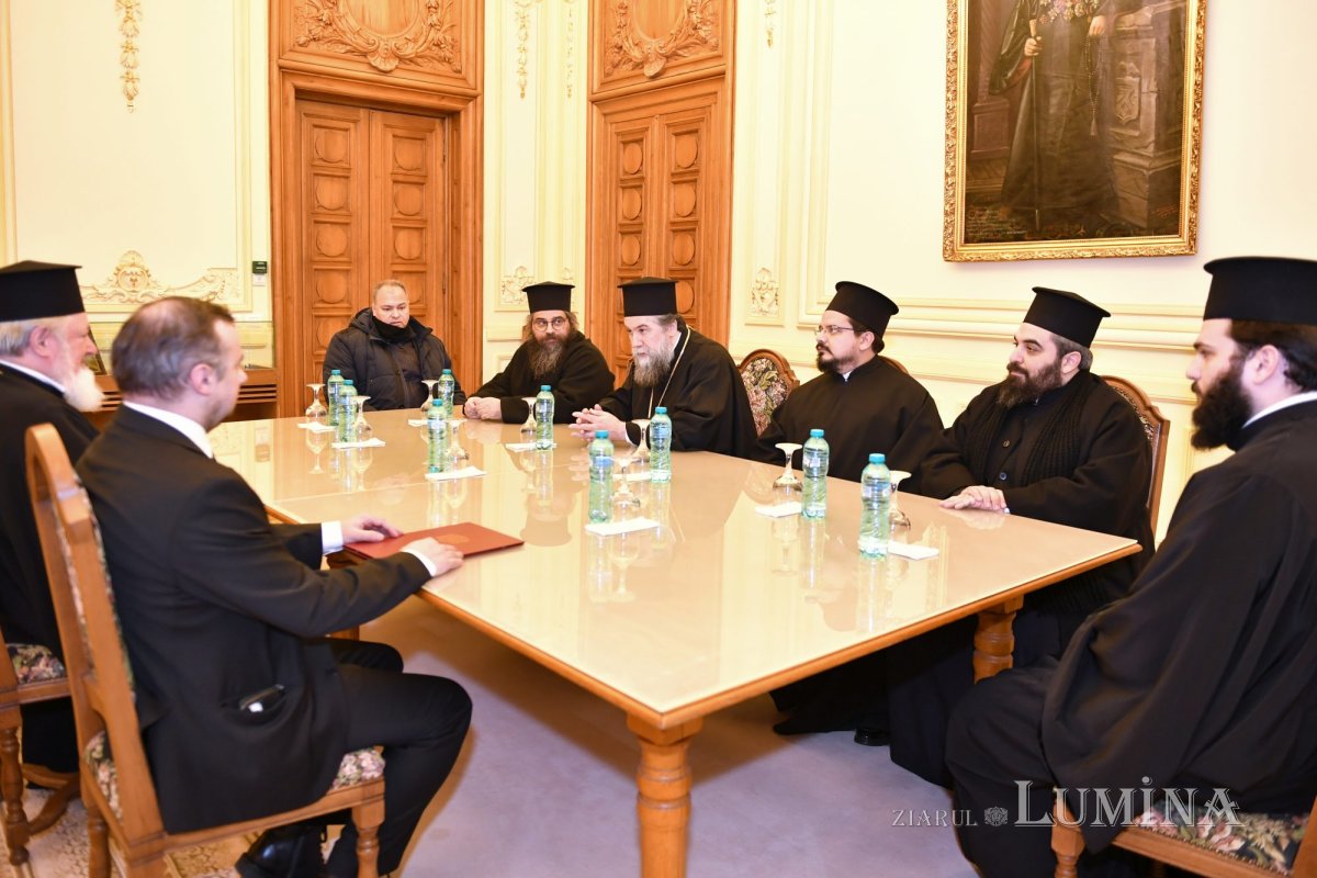 Mitropolitul de Serres și Nigrita în vizită la Patriarhia Română 318073