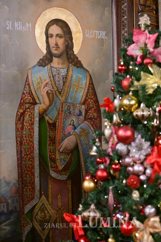 Sfântul Elefterie a fost cinstit în biserica sa din Capitală 318776