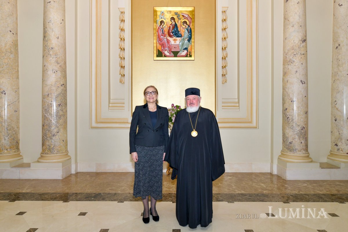 Ambasadoarea Georgiei la București, în vizită la Patriarhia Română 325222