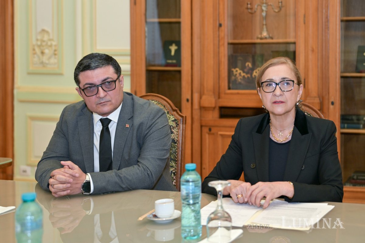 Ambasadoarea Georgiei la București, în vizită la Patriarhia Română 325228