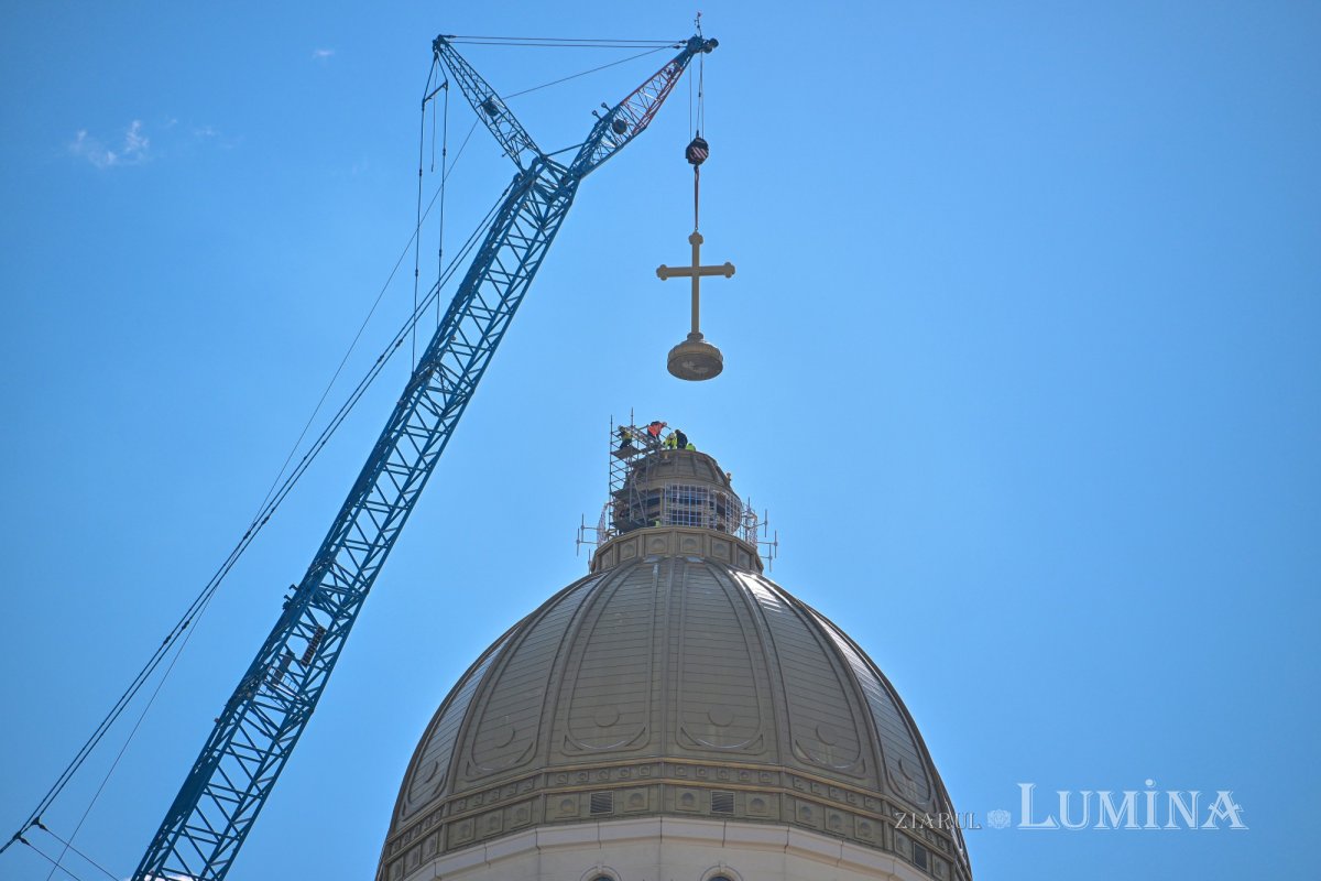 Moment istoric pe șantierul Catedralei Naţionale 327951