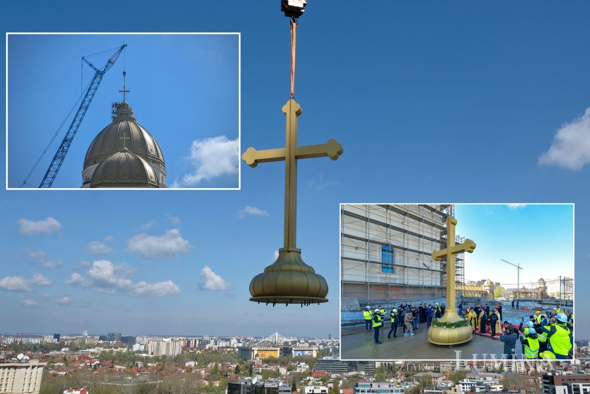 Moment istoric pe șantierul Catedralei Naţionale 327962