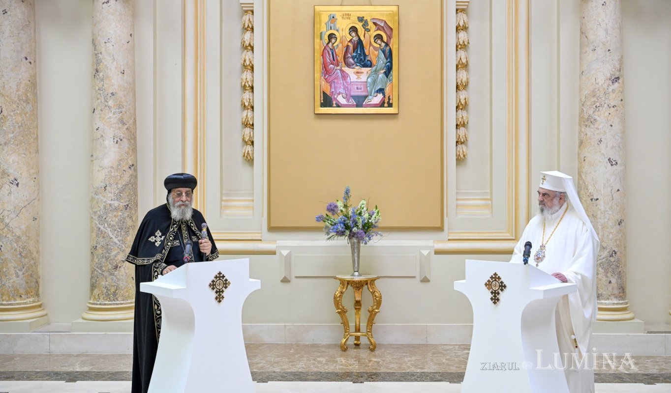 Cuvânt la întâmpinarea Patriarhului Copt Tawadros al II-lea al Alexandriei 330291