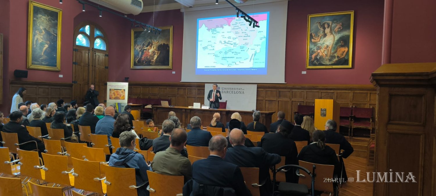 Preşedintele Academiei Române a conferenţiat la Barcelona 330202