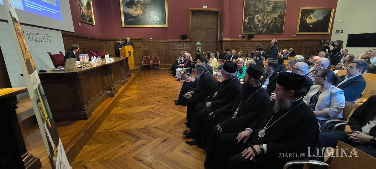 Preşedintele Academiei Române a conferenţiat la Barcelona 330203