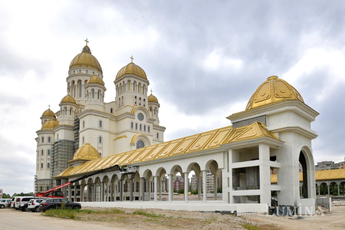 Șantierul Catedralei Naționale în perioada primăverii 331323