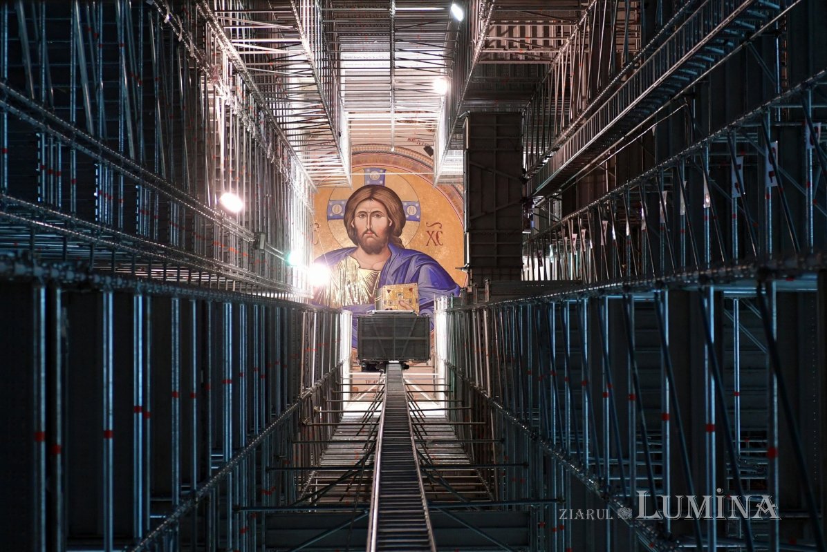 Șantierul Catedralei Naționale în perioada primăverii 331324