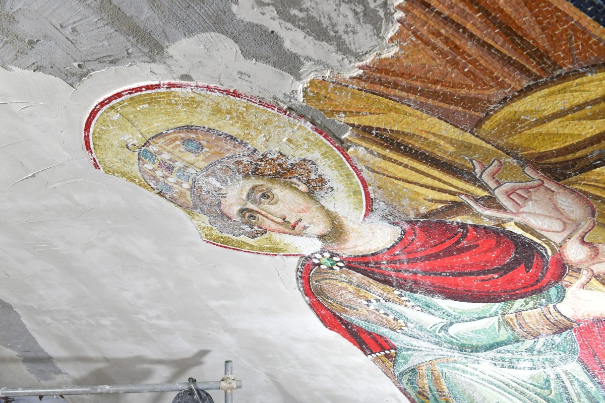 Șantierul Catedralei Naționale în perioada primăverii 331331