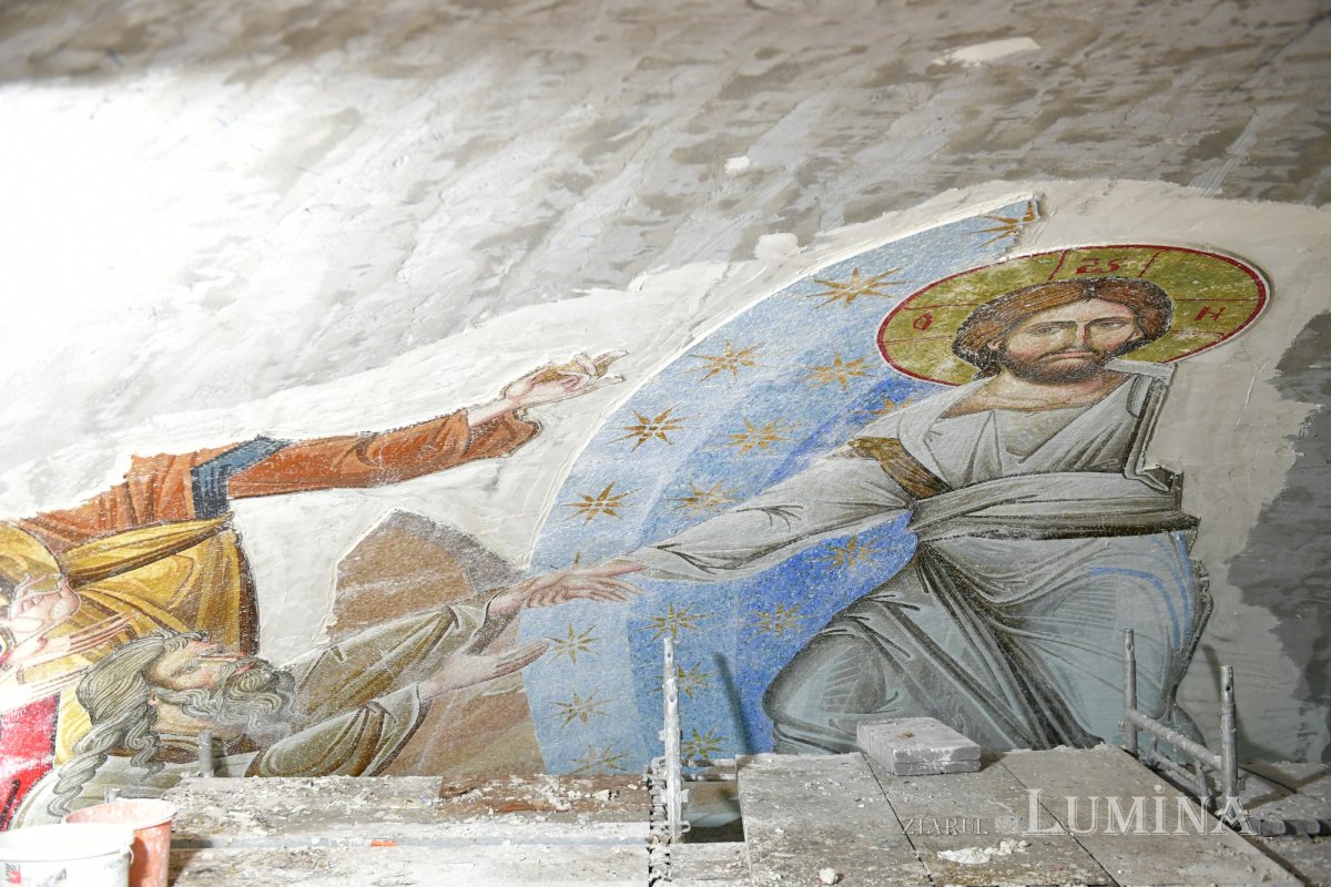 Șantierul Catedralei Naționale în perioada primăverii 331333