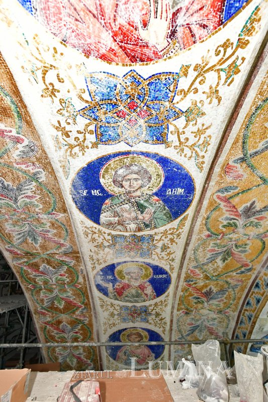 Șantierul Catedralei Naționale în perioada primăverii 331336