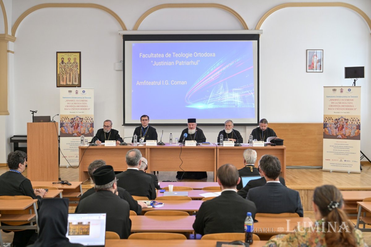 Discuțiile despre Sinodul I Ecumenic au continuat în Capitală 331840