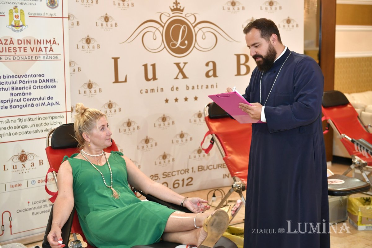 Campanie de donare de sânge la Căminul de bătrâni Luxab 333453
