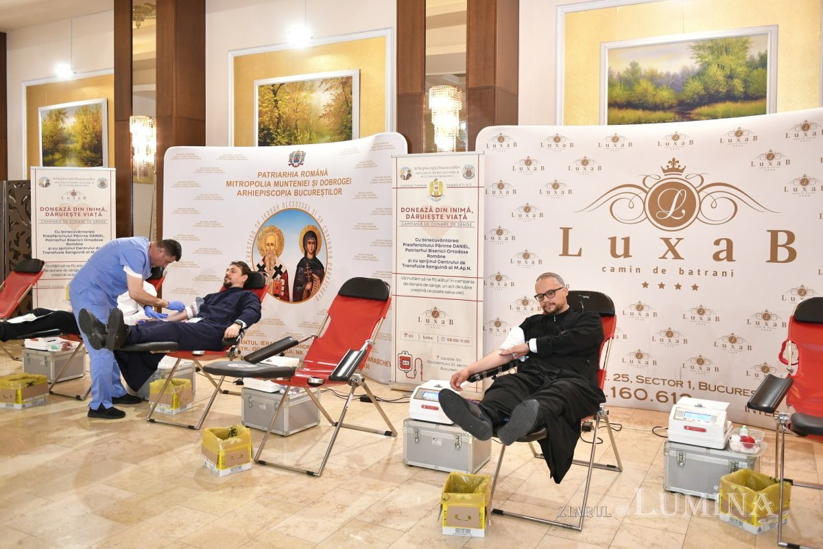 Campanie de donare de sânge la Căminul de bătrâni Luxab 333459
