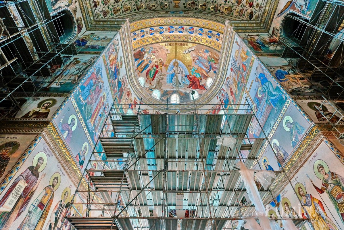 Pregătirea Catedralei Mântuirii Neamului pentru sfințirea din toamnă 337424