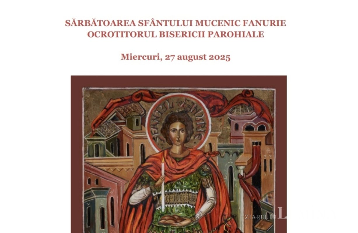 Programul hramului Parohiei Mihai Bravu din Capitală 340086