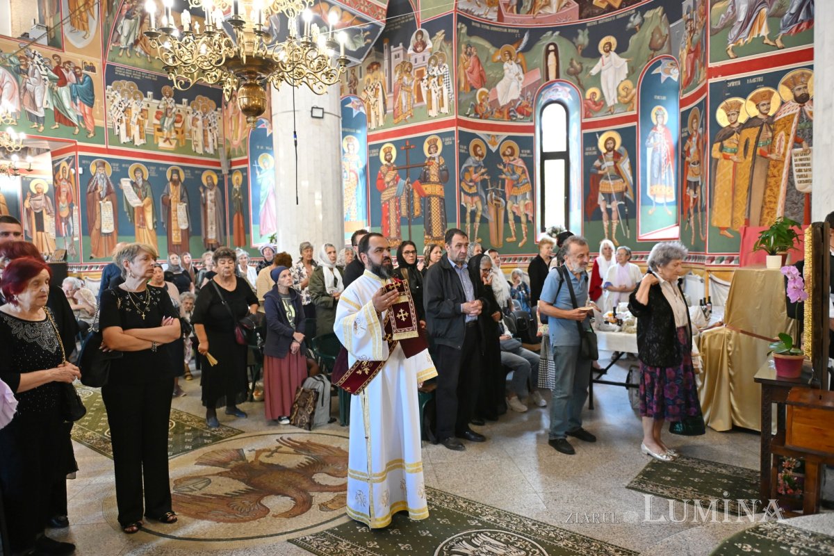 Sfântul Mare Mucenic Eustație și familia sa, prăznuiți în Capitală 342126