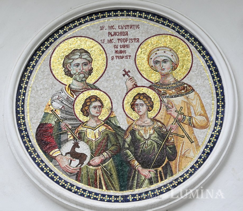 Sfântul Mare Mucenic Eustație și familia sa, prăznuiți în Capitală 342129