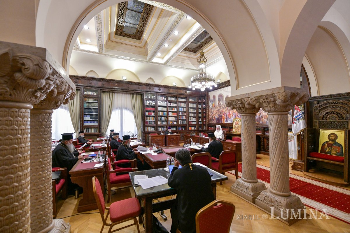Ședință de lucru a Sinodului Mitropoliei Munteniei și Dobrogei 342341
