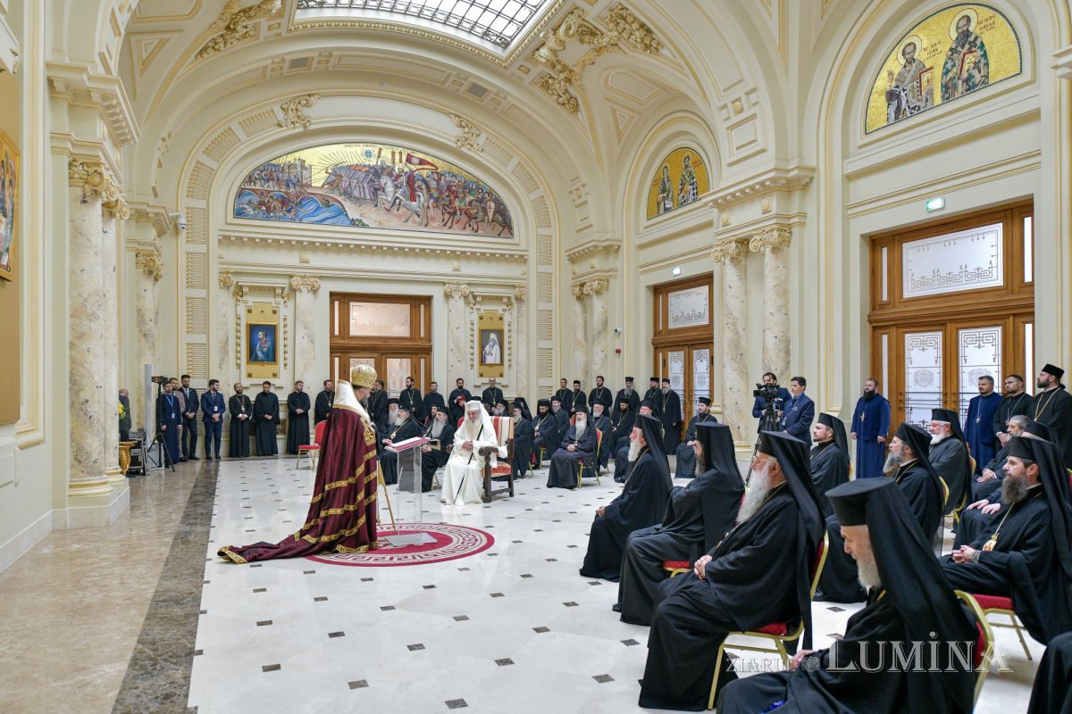 Moment festiv în Sala „Europa Christiana” a Palatului Patriarhiei 342913