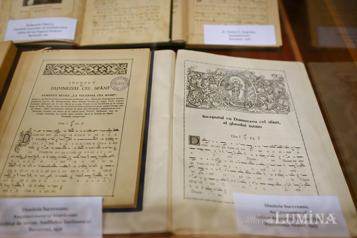 Vernisajul expoziției de partituri psaltice la Biblioteca Sfântului Sinod 342886