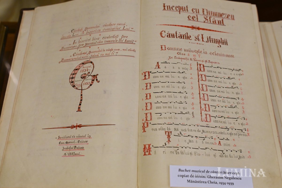 Vernisajul expoziției de partituri psaltice la Biblioteca Sfântului Sinod 342887