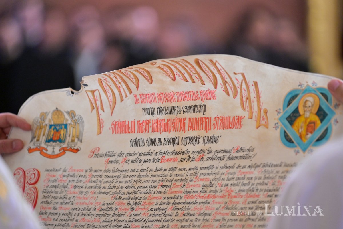 Proclamarea locală a canonizării Sfântului Preot Mărturisitor Dumitru Stăniloae, la Mănăstirea Cernica 343424