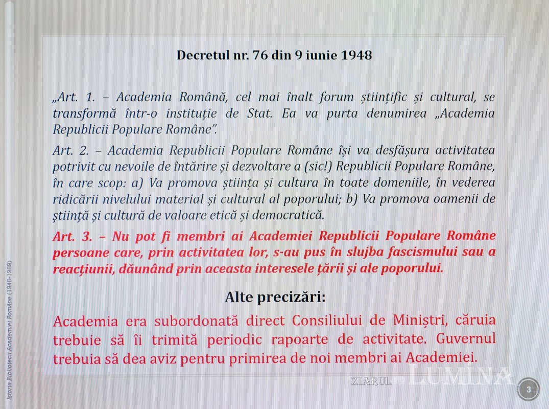 Lansarea unui nou volum din „Istoria Bibliotecii Academiei Române” 343871