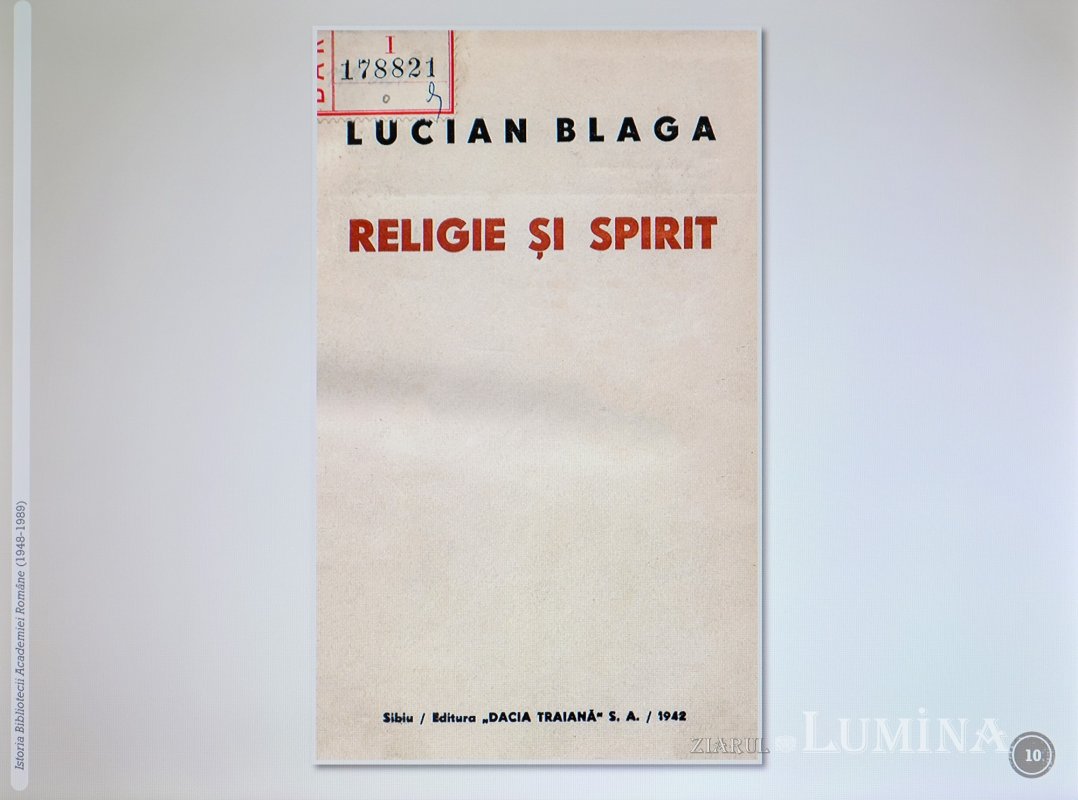 Lansarea unui nou volum din „Istoria Bibliotecii Academiei Române” 343875