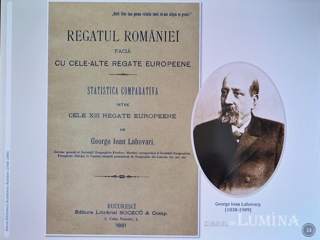 Lansarea unui nou volum din „Istoria Bibliotecii Academiei Române” 343877