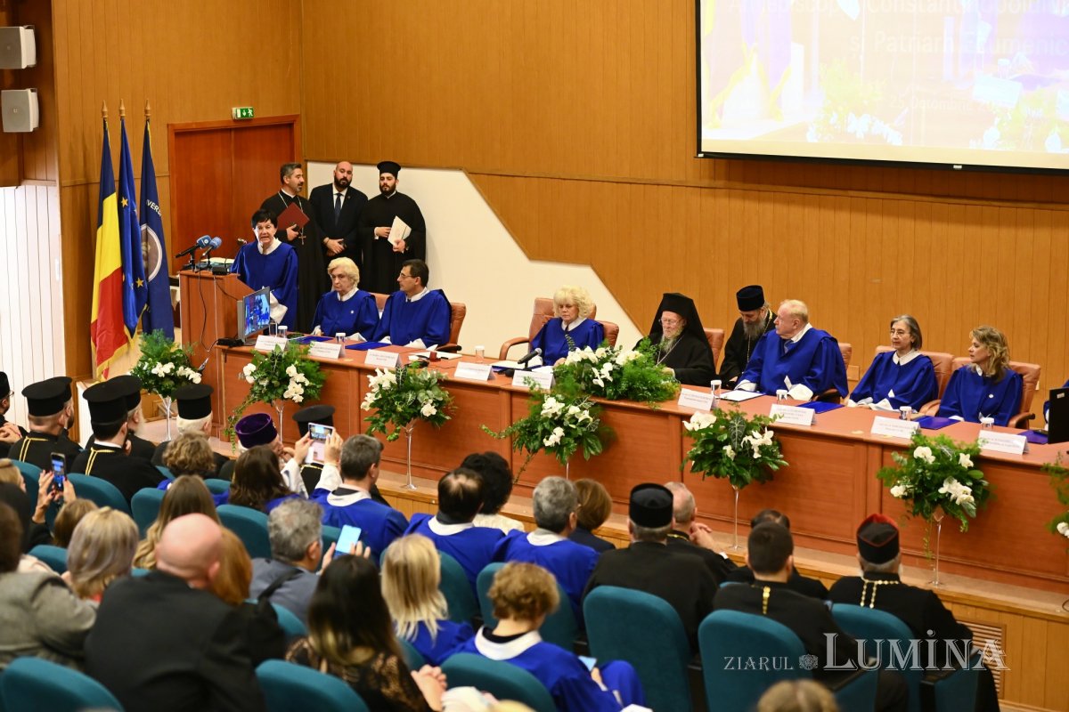 Distincție academică onorifică pentru Patriarhul Ecumenic 345804