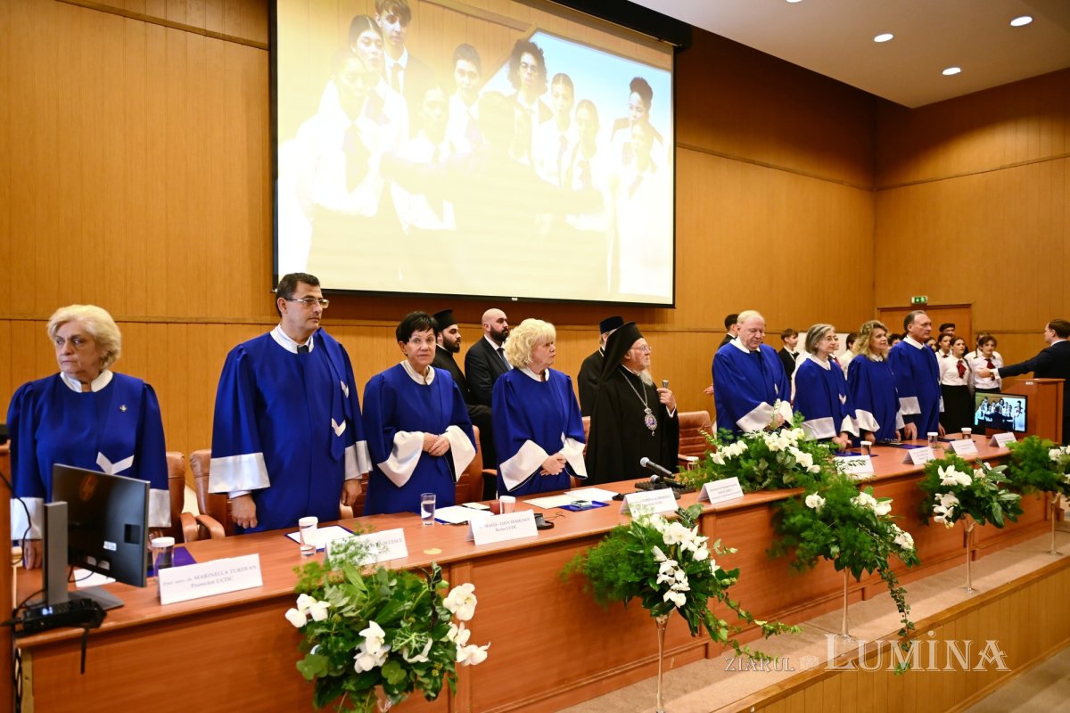 Distincție academică onorifică pentru Patriarhul Ecumenic 345809