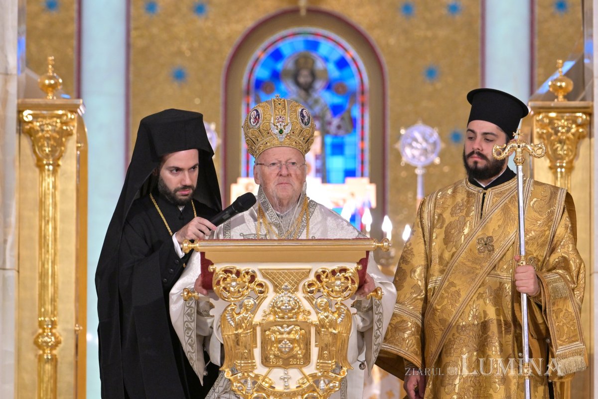 Cuvântul Sanctității Sale, Patriarhul Ecumenic Bartolomeu, rostit în Catedrala Națională din București 345973