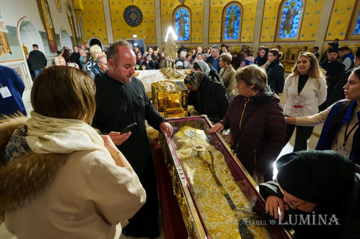 Moaștele Sfântului Cuvios Dimitrie cel Nou au fost duse în Catedrala Națională 346507