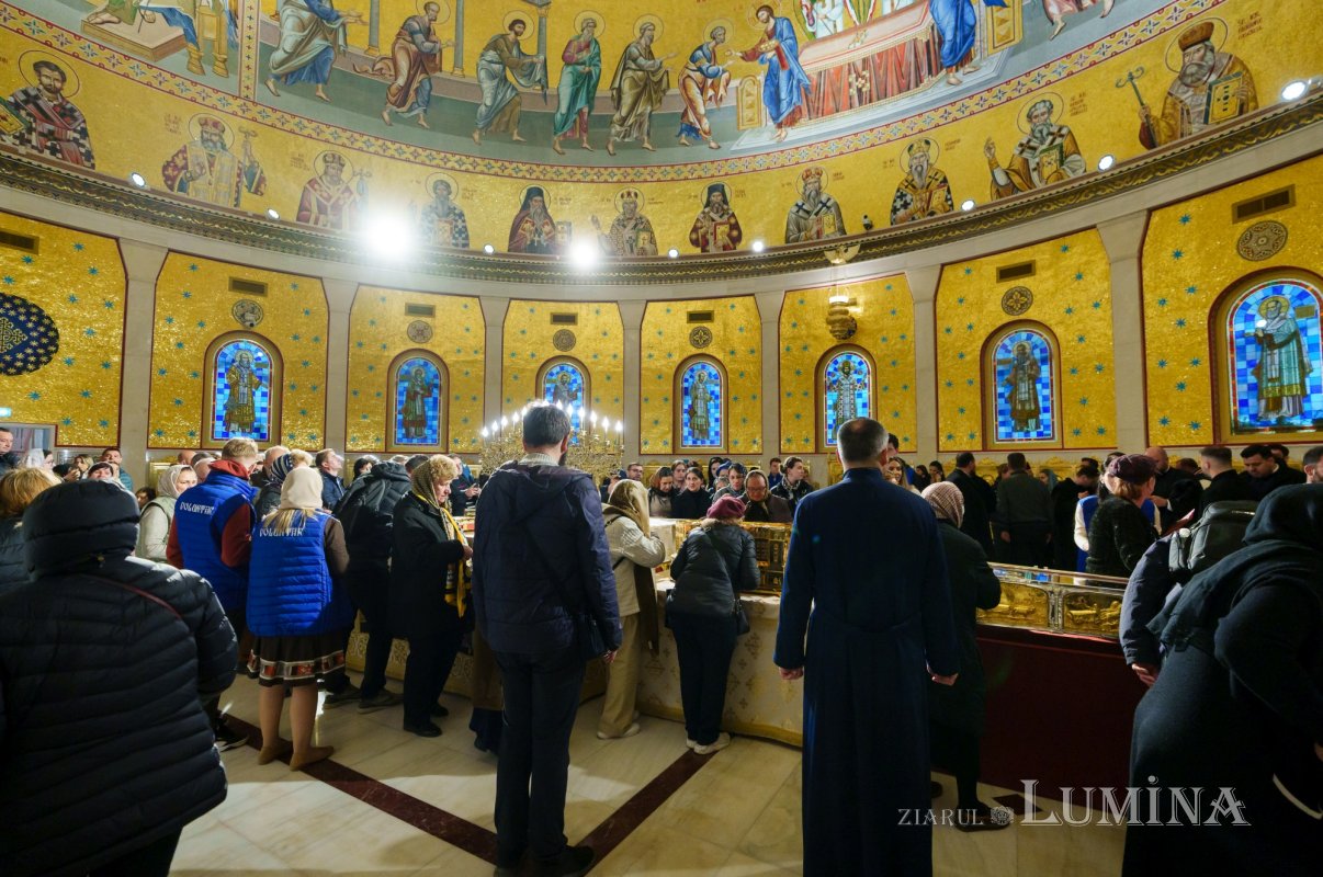 Moaștele Sfântului Cuvios Dimitrie cel Nou au fost duse în Catedrala Națională 346510