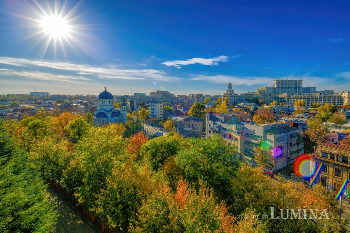 Sclipirile Luminii: Parcul „Grădina Maicii Domnului” al Reşedinţei Patriarhale din Bucureşti, toamna 347165