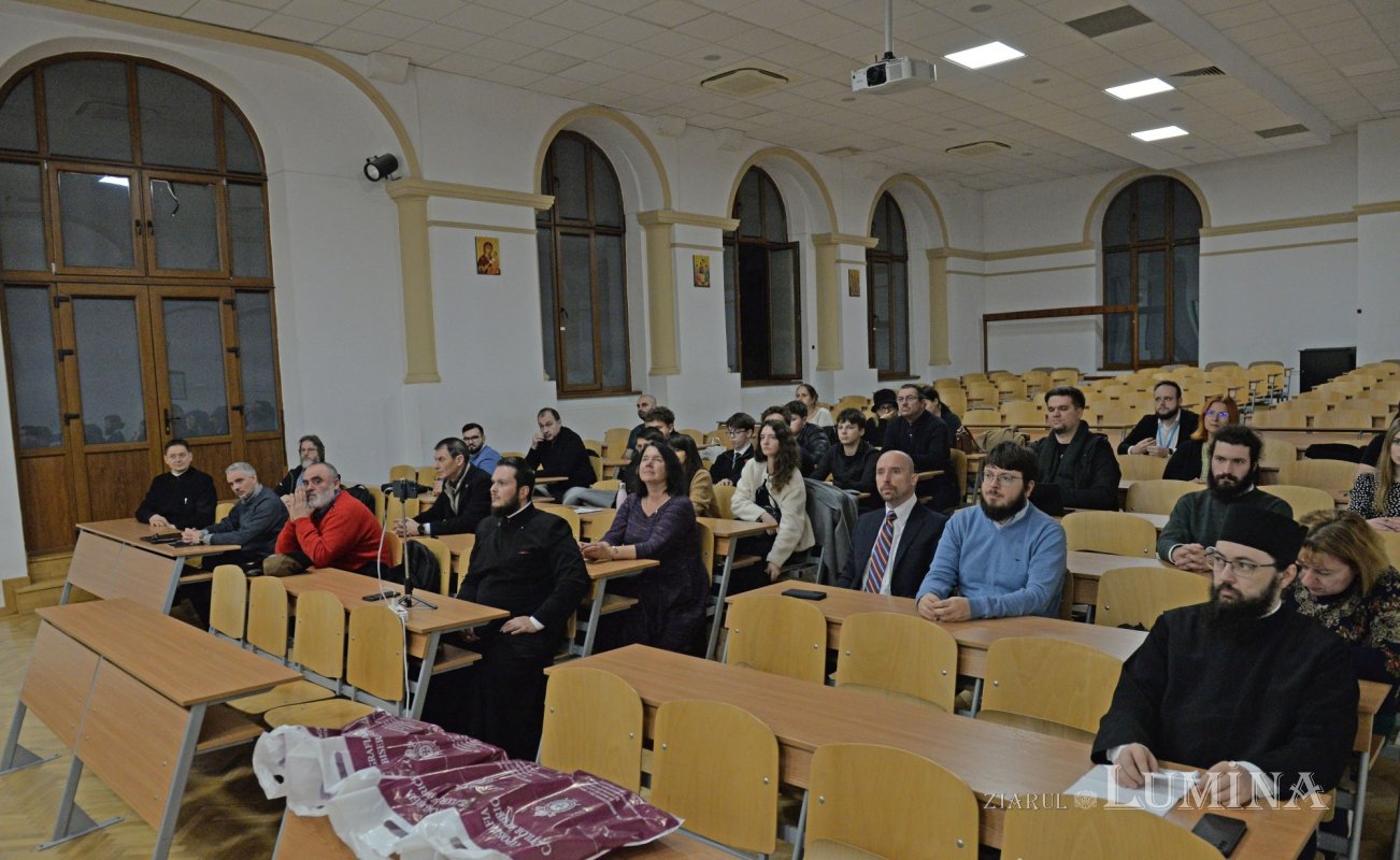 Arhimandritul Andrei Scrima omagiat  la Facultatea „Justinian Patriarhul” 349555